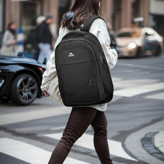 MATEIN 18.4 Inch Laptop Backpack 50 L, Extra Large Anti Theft Carryon Backpack TSA Approved, Work Business Bag with Multiple Compartments & Luggage Strap for Travel, Gifts for Men Women, Black