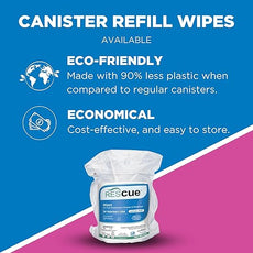 REScue Canister Wipes & RTU 32oz Disinfectant & Gallon Concentrate – Disinfectant Cleaner for Vet Use, Designed to Clean Kennels, Litter Boxes & More