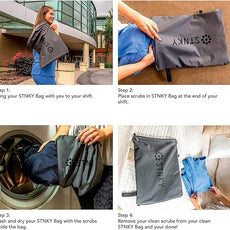 STNKY Bag Pro - Laundry Bag - Wash Bag for Health Workers, Sports, Fitness & Travel