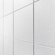 White Cork Board Tiles | Large Cork Board Alternative | Felt Wall Tiles (12-Pack) | Aesthetic Felt Bulletin Board for Office, Home & Classroom | Large Cork Boards for Walls Memo Board | White