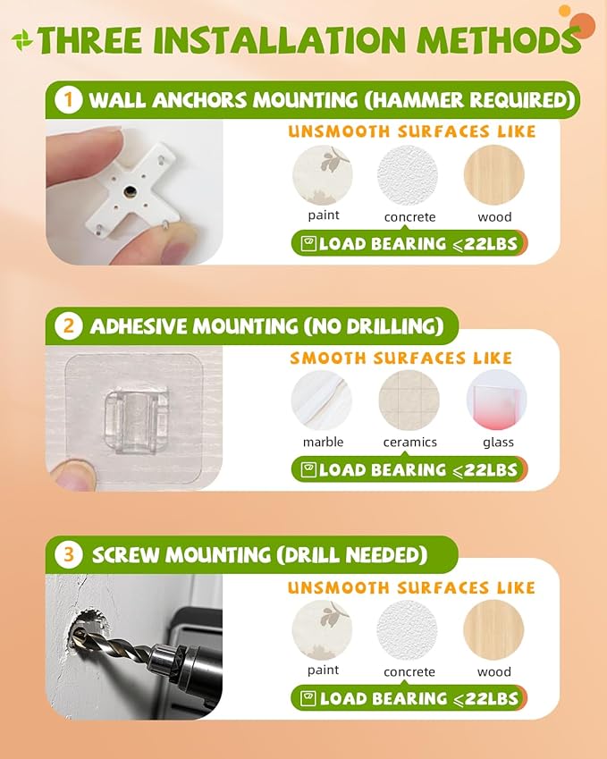 Metal Pegboard Kit — Carbon Steel Pegboards with 26 Accessories, Pegboard Wall Organizer for Home, Office, Study Room, Kitchen, Craft Room & Gaming Setup— 24″ × 16″ White Peg Board