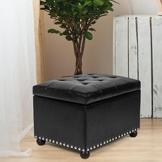 Joveco Leather Storage Ottoman, 24