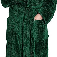 PAVILIA Women Hooded Plush Soft Robe | Fluffy Warm Fleece Sherpa Shaggy Bathrobe