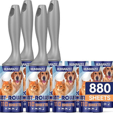Lint Rollers for Pet Hair Extra Sticky, 880 Sheets Mega Value Set with Reinforced 4 Handles and Tough Paper, Lint Roller for Clothes, Sofa Bed, Car Seat, and More