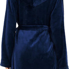 U2SKIIN Women Hooded Fleece Robe, Short Plush Robes for Womens With Hood Soft Warm Spa Bathrobe