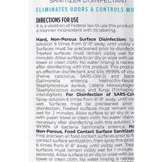 BRIOTECH Sanitizer Disinfectant Hypochlorous Spray, Kill 99.99% of Viruses & Bacteria, Control Mold, Eliminate Odor, Gentle for Nursery & Play Rooms, Food Contact Surface Sanitizer, 8 fl oz