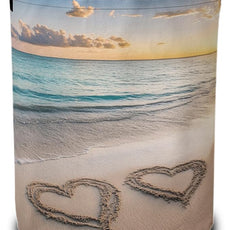 Laundry Basket-Starfish On A Beach Sand Foldable Waterproof Oxford Cloth Funny Tote Bag Laundry Hamper Clothes Storage Bucket Organizer For Bathroom/Laundry Storage/Bedroom Storage Basket