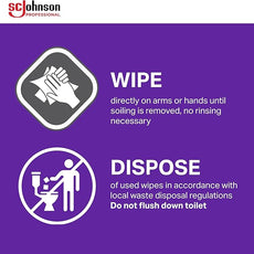 SC Johnson Professional Kresto Cherry Wipes for Heavy Duty Cleaning, 4-Pack of 130-count Buckets, Hand Cleaning Wipes for Mechanics and Other Professional Use