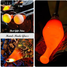 Porseme Essential Oil Diffuser 3D Firework Glass Aromatherapy Ultrasonic Humidifier Rose Gold,Auto Shut-Off,Timer Setting,BPA Free,Aroma Decoration for Home,Office,Gym,Spa,Premium Gift 100ML