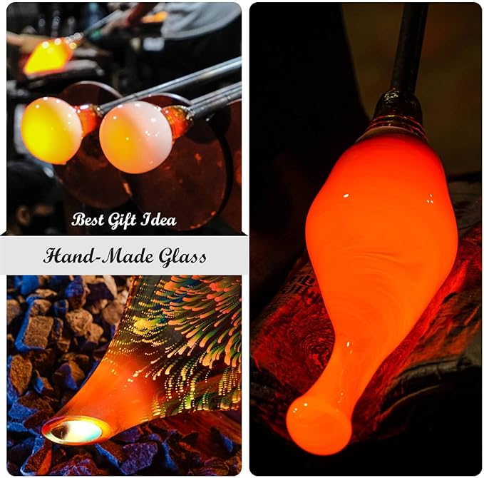 Porseme Essential Oil Diffuser 3D Firework Glass Aromatherapy Ultrasonic Humidifier Rose Gold,Auto Shut-Off,Timer Setting,BPA Free,Aroma Decoration for Home,Office,Gym,Spa,Premium Gift 100ML