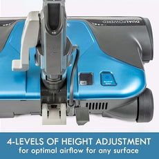 Kenmore BC3005 Pet Friendly Lightweight Bagged Canister Vacuum Cleaner with Extended Telescoping Wand, HEPA, 2 Motors, Retractable Cord, and 4 Cleaning Tools, Blue