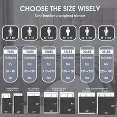 Green Weighted Blanket for Adults 20lbs, 48