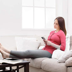 Nestl Reading Pillow with Shredded Memory Foam, Designed for Sitting Up in Bed and Couch, Back and Arms Adjustable Support for Adult & Teens Backrest Pillows for Reading, with Washable Cover White