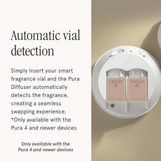 Pura x Studio McGee Home Scent Refill - Smart Air Diffuser - Up to 120-Hours of Luxury Fragrance per Refill - Home Essential - Clean & Safe Diffuser Fragrance - 2 Pack, Violet Fig