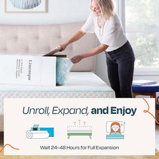 Linenspa 4 Inch Gel Swirl Memory Foam Mattress Topper – Cooling Gel Infused – Pressure Relieving Bed Topper - Mattress Pad – CertiPUR Certified - King Size