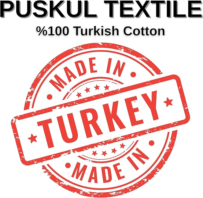 PÜSKÜL - Premium Waffle Towel Set 4 Pieces Natural Raw - Organic 100% Turkish Cotton Quick-Dry Towels for Bathroom Made in Turkiye (Natural Beige, Towel Set - 2 Hand & 2 Bath Towels)