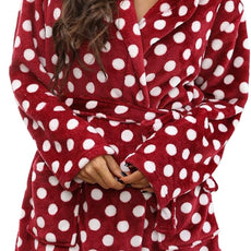 U2SKIIN Women Hooded Fleece Robe, Short Plush Robes for Womens With Hood Soft Warm Spa Bathrobe