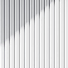 Fluted Sideboard Buffet Cabinet with Storage Drawers, 55