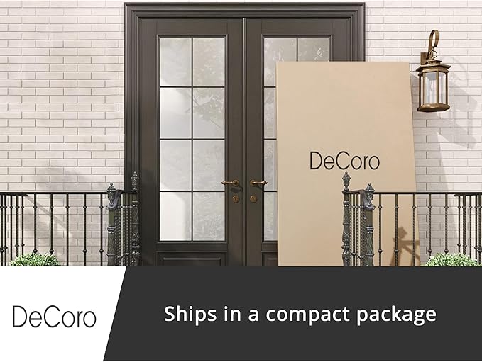 Decoro Chicago Modern Tufted Upholstered Platform Queen Size Bed, Dark Grey
