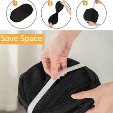 Durable Collapsible Laundry Baskets - Reinforced Mesh Pop Up Laundry Hamper with Pocket, Foldable Dirty Clothes Hamper with Carry Handles for Laundry, Bathroom, Kids Room, Dorm or Travel Pink+Black