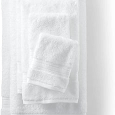 Lands' End Supima Towel White Bath- Bath Towel