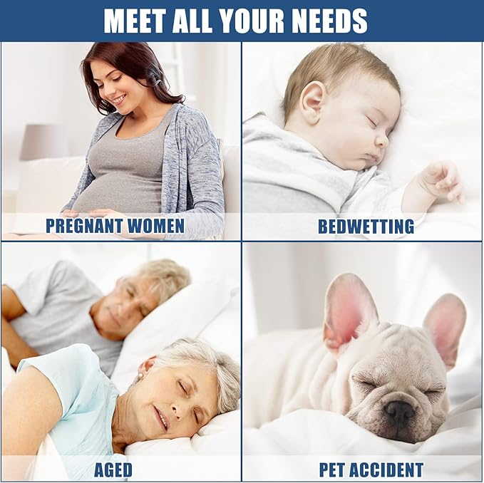 1 Pack Twin Size Waterproof Mattress Protector, Breathable Mattress Cover, Fitted Deep Pocket Mattress Pad Cover Stretches up to 21 Inches, Soft Noiseless Bed Cover