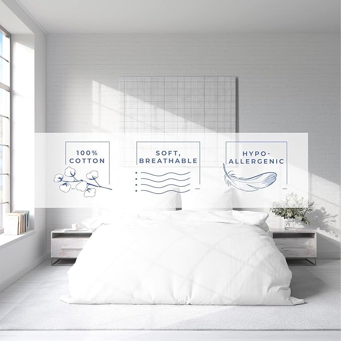 Kotton Culture 1 Pc 120"x120" Duvet Cover Super King Plus/Super Oversize King Size 100% Egyptian Cotton - 600 TC Comforter Cover, Zipper Closure & Corner Ties - Fits Only Extra Large Inserts - White