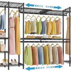 VIPEK X40 Expandable Large Reach-in Closet Rack Adjustable from 6'4