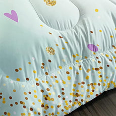 CVHOUSE Butterfly Bedding Set - Twin Butterfly Comforter Set with 1 Comforter and 2 Pillow Cases - 3 Piece