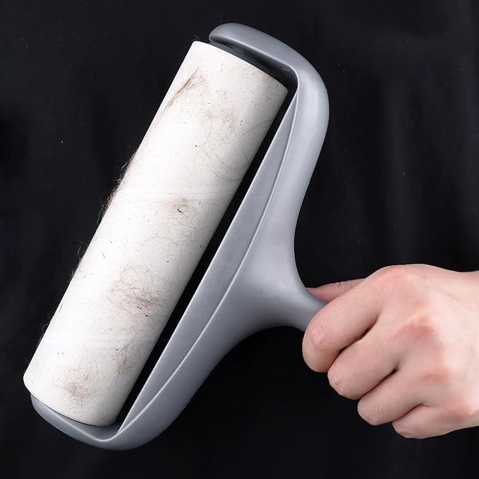 8 inch Large Surface Roller Refills Only for Scotch-Brite Pet Hair Pickup Extra Sticky Large Lint Roller 60 Sheets per Refill Pack of 5 Total 300 Easy-Tear Adhesive Sheets