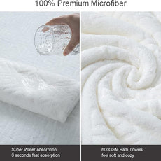 Ferdilan Extra Large Bath Towels Set of 4,35