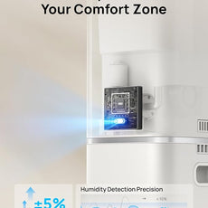 Dreo 11L Smart Humidifier Large Room 700 ft², 100H Cool Mist Air Humidifiers for Bedroom, Top-Fill Self-Cleaning Tank, 26dB, Auto Mode, Aroma Box, RGB Light, Remote & APP Control, Baby, Plant, Silver