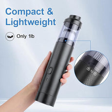 Handheld Vacuum Cleaner Cordless, Desk Vacuum Cleaner Compressed Electric Air Duster 12000Pa Suction, Portable Vortex Vacuum Dust Buster Air Blower for Computer, Keyboard, Car, Pet Hair Cleaning