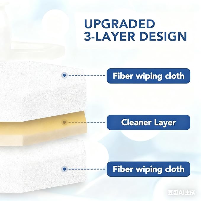 Upgraded Wand Heads Compatible with Most Toilet Wand Refills