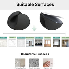 18 Pack Mini Cable Clips, Znben Cord Organizer Holder Adhesive Cord Management Charger Wire Holder Clips for Desk, Home, Office, Car, Cubicle, Nightstand Black