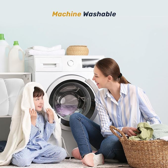 Unikome California King Mattress Pad Waterproof - Ergonomic Quilted Fitted Cal King Mattress Topper, 5-Layers Noiseless Washable Mattress Protector Cover with 8"-21" Deep Pocket (White,72x84)