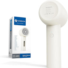 VASSON Fabric Shaver, Electric Lint Remover Rechargeable, Lint Shaver, Sweater Shavers to Remove Pilling, Sweater Defuzzer, Depillers for Clothes, Furniture (Ivory White)