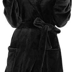 U2SKIIN Women Hooded Fleece Robe, Short Plush Robes for Womens With Hood Soft Warm Spa Bathrobe