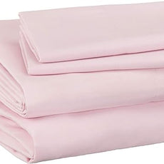 Amazon Basics Soft, Comfortable Kid's Microfiber Bed-in-a-Bag 7-Piece Bedding Set, Full/Queen, Solid & Printed, Purple Unicorns