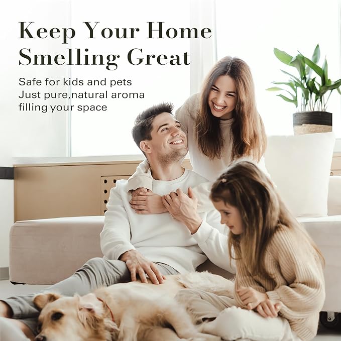 JCLOUD 2025 Plug in Diffuser | Cover Up to 500 Sq. Ft. for Home, Office, Spa – Portable Smart Wall Diffuser 160ML, White with Royal Serenity Essential Oil Inspired by Luxury Hotel - 140mL