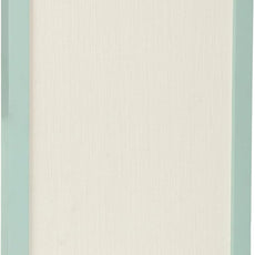 Kate and Laurel Holbrook Modern Framed Scallop Fabric Pinboard, 15 x 24, Green, Transitional Scalloped Bulletin Board for Use as Vision Board or Wall Organization