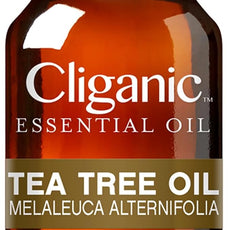 Cliganic Organic Tea Tree Essential Oil, 100% Pure Natural, for Aromatherapy | Non-GMO Verified (Packaging May Vary)