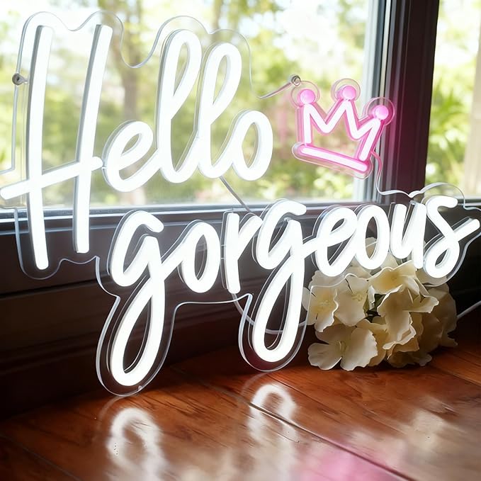 Custom Light Signs, Personalized LED Neon Light Signs for Weddings, Birthday Parties, Home Dorms, Man Caves, Game Rooms, Garages, and Home Theaters(Optional 10" to 55")