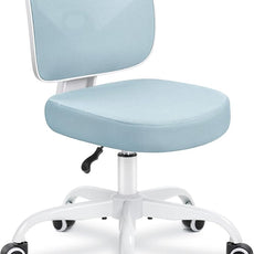 Primy Kids Desk Chair, Pink Study Chair for Boys Girls with Height Adjustable, Swivel Mesh Task Student Chairs for 4-12, Growing Teen Office Chair for Home/School/Office(Light Blue)