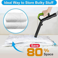 BoxLegend Vacuum Storage Bags with Large Size Hand Pump 8 Jumbo 31.5’’x39.37’' Thickened Vacuum Seal Bags for Clothing Space Saving Vacuum Pack Storage Bags for Pillow Comforters Bedding