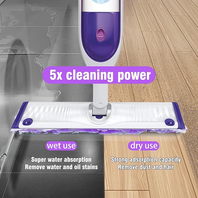 10 Count ‌Disposable Heavy-Duty Power Mop Pads Refills for Swiffer Power Mop,Replacement Floor Cleaning Refills, Non-Washable & Unscented, Compatible with Swiffer PowerMop (Quick-Absorb, No Residue)