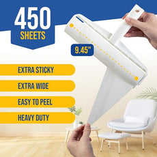 Large Lint Roller with Long Handle – 9.45