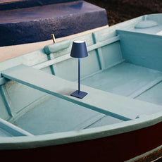 KDG 2 Pack Cordless Table Lamp,Portable LED Desk Lamp, 4000mAh Battery Operated, 3 Color Stepless Dimming Up, for Restaurant/Bedroom/Bars/Outdoor Party/Camping/Coffee Shop Night Light(Blue)