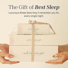 Queen Size 4 Piece Bed Sheet Sets, DeepSleep Tech Luxury Bedding Made with 100% Tencel Lyocell - Silky, Lustrous & Gentle on Skin | Sands of Time (2 Sheets, 2 Pillow Cases)