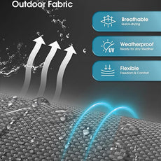 Ciokea Aluminum Outdoor Lounge Chair Set of 4- No Assembly Needed, Foldable Patio Chaise Lounge with 5 Adjustable Positions, Reinforced Frame for Extra Durability, Pool Beach Lounge Chair,Grey